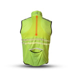 Gato Windbreaker mesh vest usb led neongeel maat M
