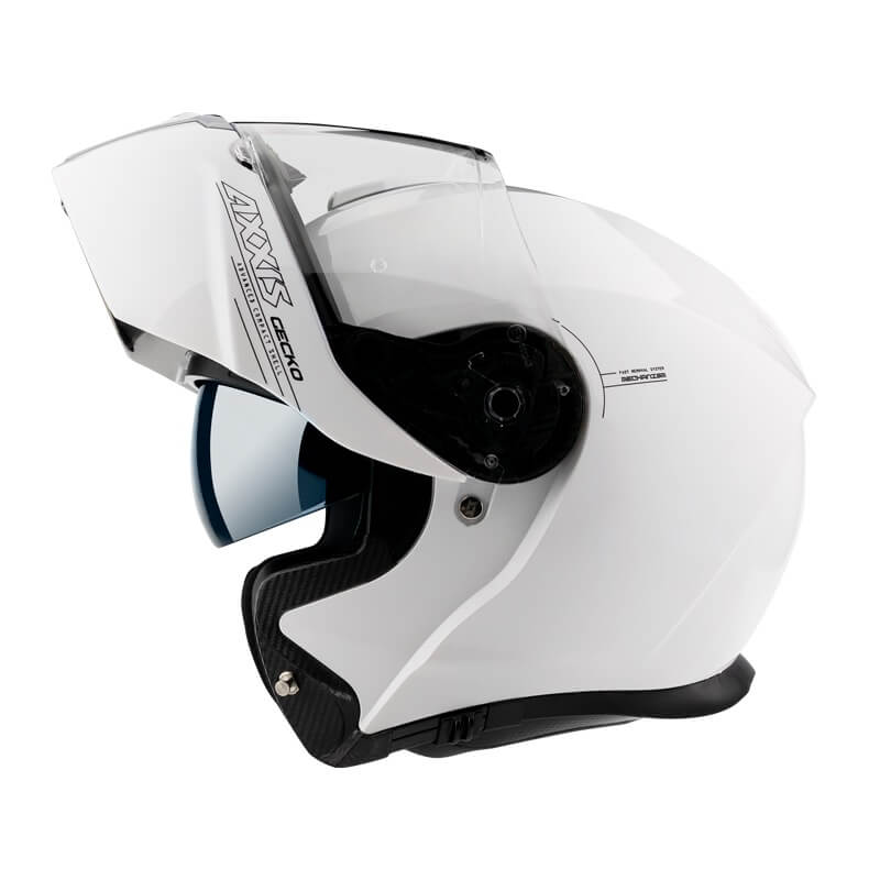 Axxis Helm Gecko Solid Glans Wit XS