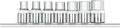 Gedore dopsleutelset 1 2” | tx | + rail | 7-dlg - 3300028
