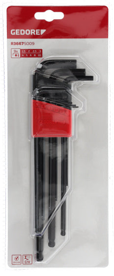 Gedore r36675009 | inbussleutelset | 1.5-10 mm - 3301335