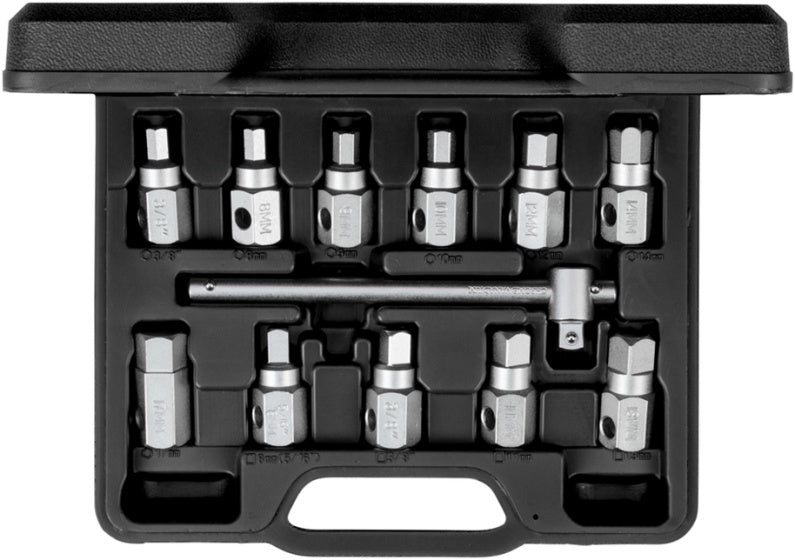 Gedore olieaftapsleutelset | q-greep 3 8” | 12-delig - 3301544