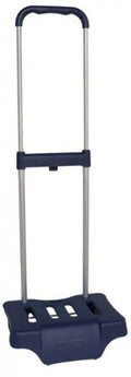 bagagetrolley Safta 30 x 85 cm RVS navy/zilver