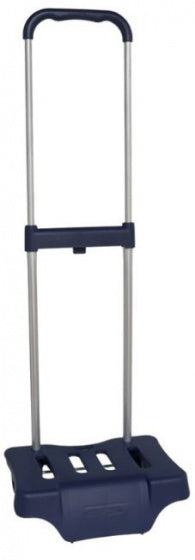 bagagetrolley Safta 30 x 85 cm RVS navy/zilver