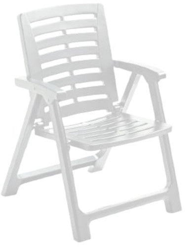 klapstoel Rexi 56 x 59 x 82 cm wit