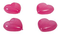 ijsblokjes hart 4 cm herbruikbaar roze 10 stuks