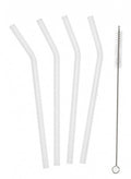 rietjes 20 cm glas transparant 4 stuks 5-delig