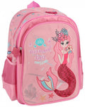 rugzak Zeemeermin junior 28 x 37 cm polyester roze