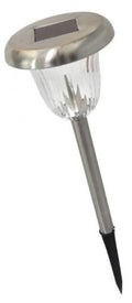 solarlamp Telsel 35 x 10 cm RVS zilver