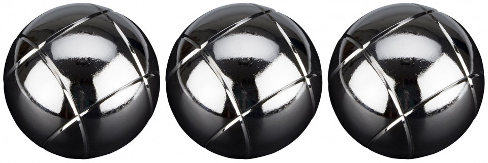 Get go jeu de boules set iii - 3 ballen - chroom