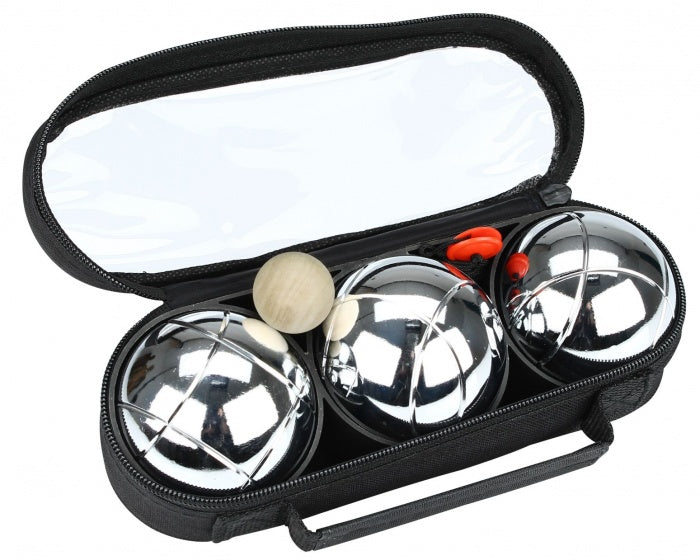 Get go jeu de boules set iii - 3 ballen - chroom