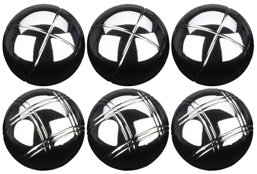 Get go jeu de boules set v - 6 ballen - chroom