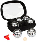 Get go mini jeu de boules set - 6 ballen - chroom zwart