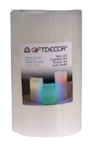 led-kaars 12,50 cm crème