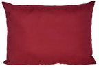 sierkussen 60 x 45 cm polyester rood