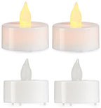 theelichtjes led 4 cm wit 4 stuks