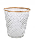 theelichthouder Maureen 10 cm glas transparant