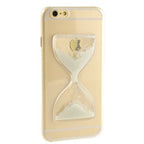 telefoonhoesje iphone 6 polycarbonaat transparant/wit