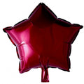 folieballon ster bordeaux 46 cm