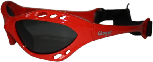 zwembril Rayz polycarbonaat rood/grijs one-size