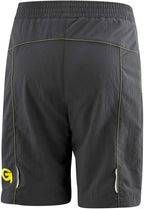 fietsbroek Matti junior polyester zwart maat 140