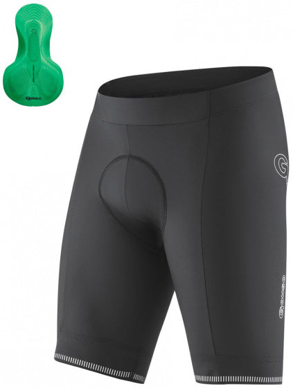 fietsbroek Sitivo-M heren polyamide zwart/groen maat M