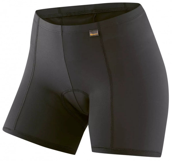 fietsonderbroek Sitivo U dames polyamide zwart/blauw mt 48