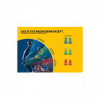 fietsonderbroek Sitivo U dames polyamide zwart/blauw mt 50