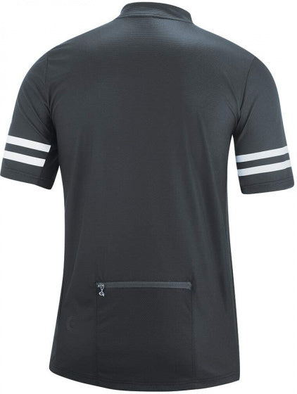 fietsshirt Agno heren polyester zwart maat M