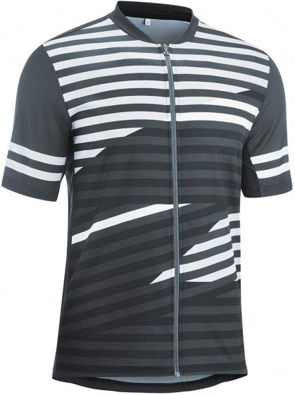 fietsshirt Agno heren polyester zwart maat XL