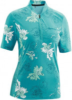 fietsshirt Bondasca dames polyester blauw maat 44