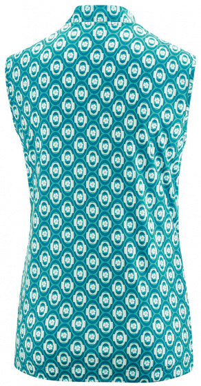 fietsshirt Duana dames polyester turquoise maat 42
