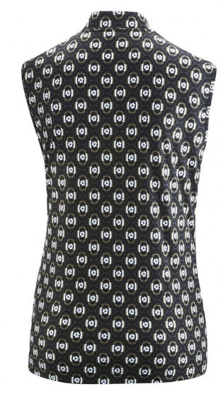 fietsshirt Duana dames polyester zwart maat 42