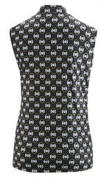 fietsshirt Duana dames polyester zwart maat 42
