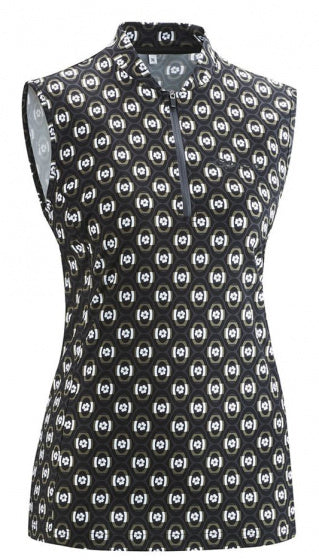 fietsshirt Duana dames polyester zwart maat 42