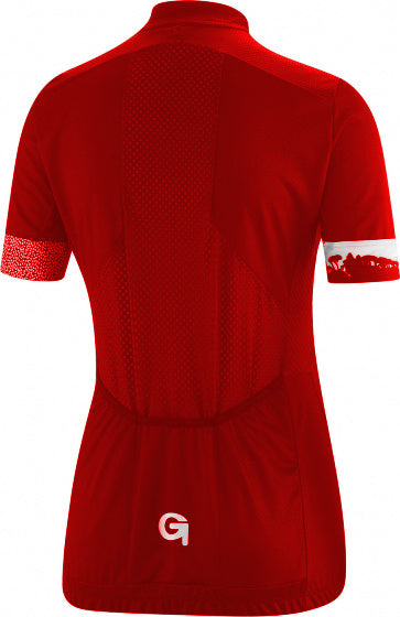 Gonso Fietsshirt Mestrea dames polyester rood maat 40