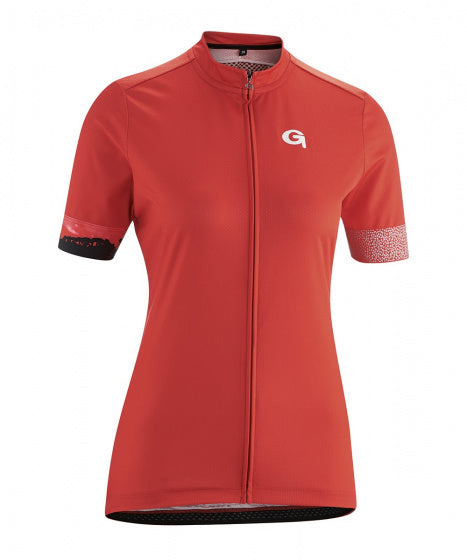 fietsshirt Mestrea dames polyester rood maat 48