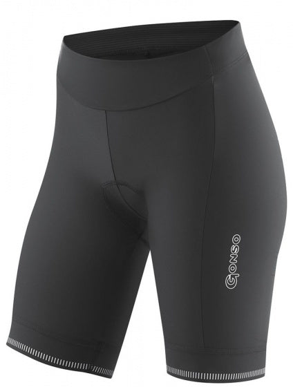 fietsbroek Sitivo-W dames polyamide zwart/groen maat 40
