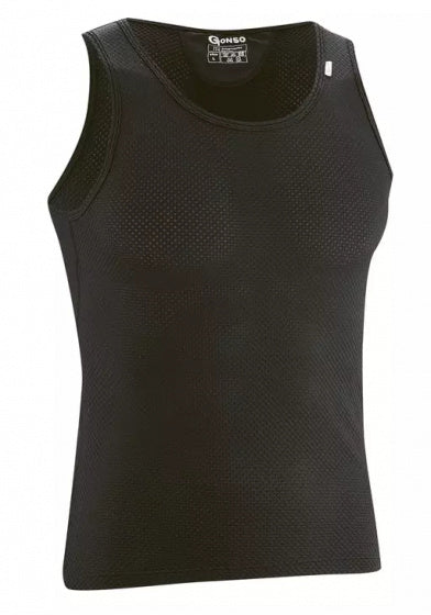 ondershirt Nevel heren polypropyleen zwart maat S