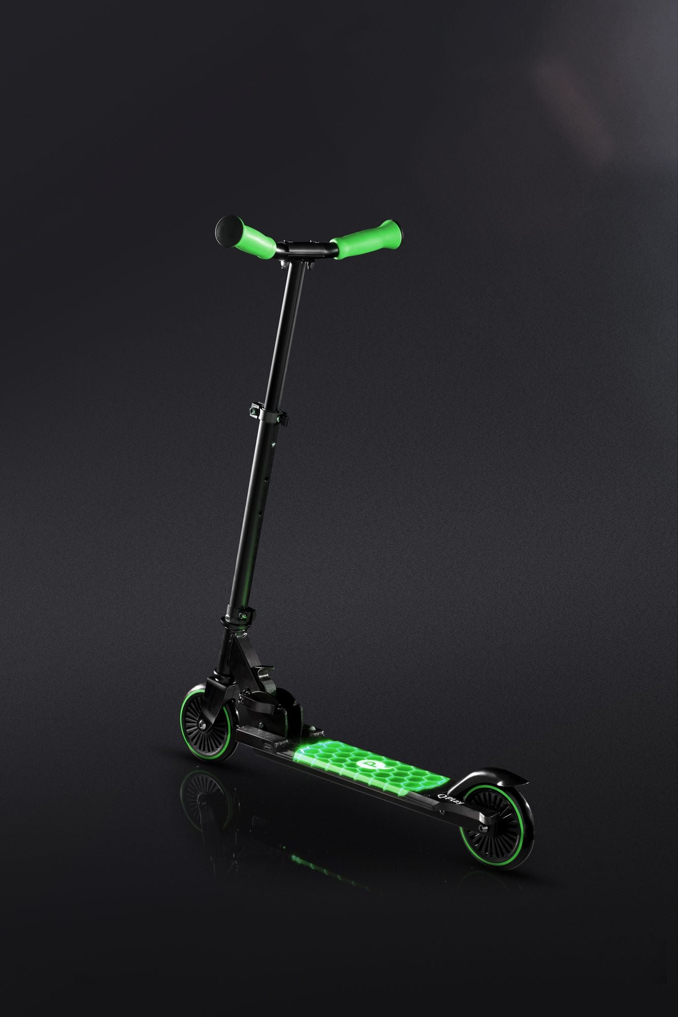 QPlay Honeycomb Step - Kinderen - Groen - Met Led Verlichting - Stunt Step