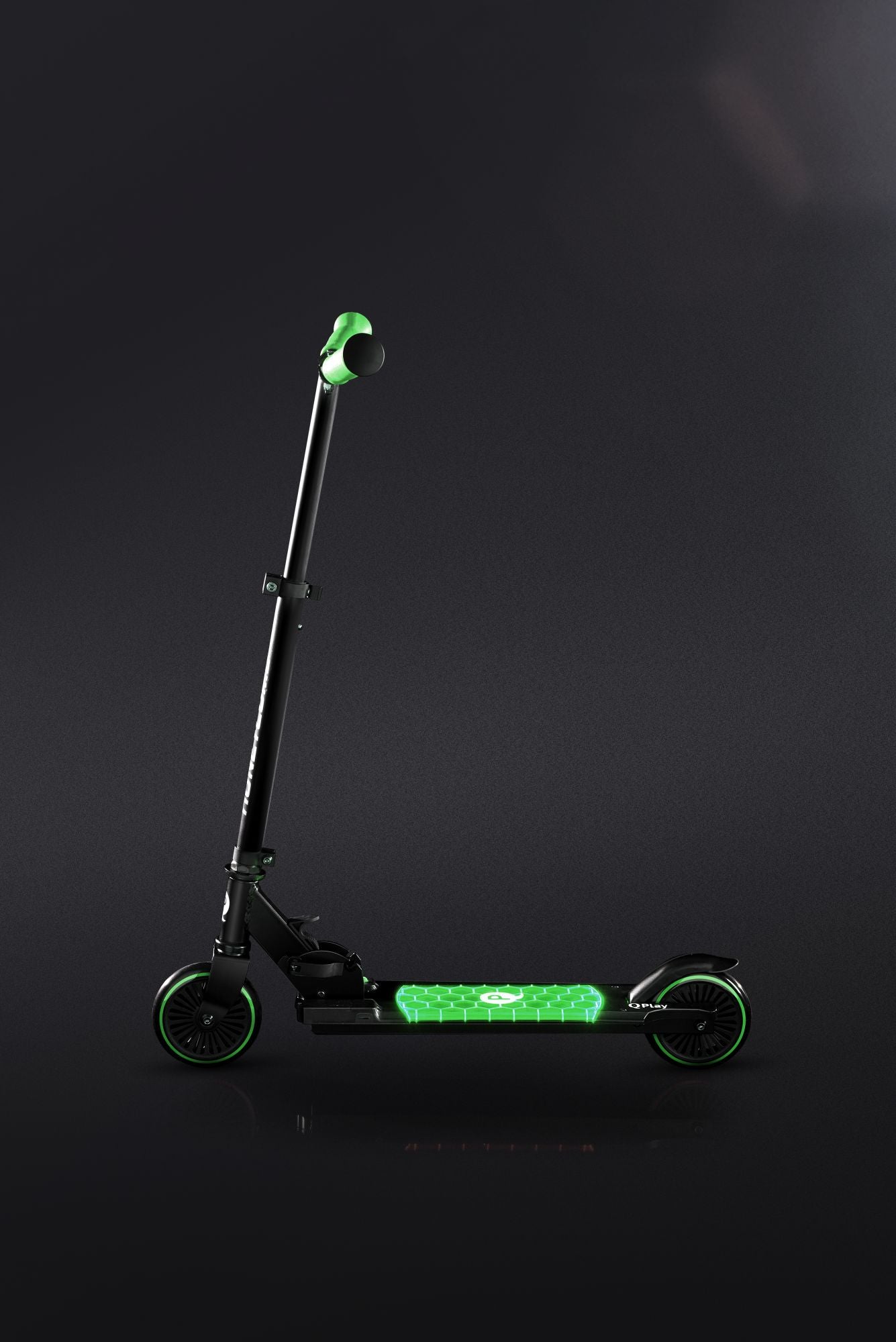 QPlay Honeycomb Step - Kinderen - Groen - Met Led Verlichting - Stunt Step