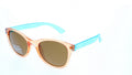 zonnebril 70101 junior rechthoekig cat. 3 blauw/oranje