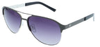 zonnebril 74103 heren piloot cat. 3 metaal zwart/blauw