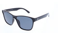 zonnebril 78132 heren rechthoekig cat.3 zwart/blauw