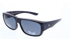 zonnebril 79103 rechthoekig gepolariseerd cat.3 blauw/grijs