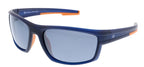 zonnebril 87101 gepolariseerd cat. 3 rechthoekig blauw