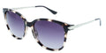zonnebril 88105 cat. 3 dames vierkant metaal bruin/paars
