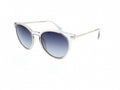 H.i.s Zonnebril unisex 98100 rond cat.3 gepolariseerd transparant