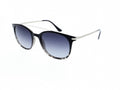 zonnebril 98101 rond cat.3 gepolariseerd dames zwart
