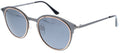 H.i.s Zonnebril gepolariseerd unisex piloot cat. 3. zilvergrijs