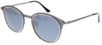 H.i.s Zonnebril gepolariseerd unisex piloot cat. 3. zilvergrijs